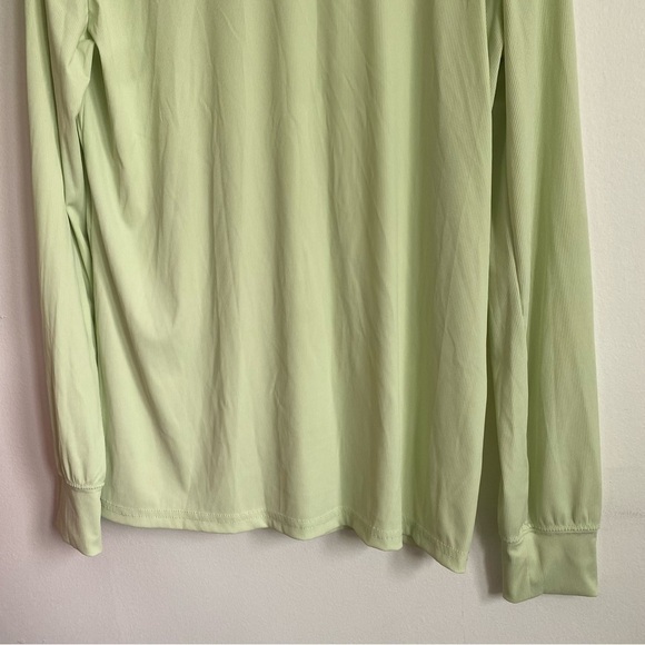 Zyia Active Primo Ribbed Long Sleeve Tee T-Shirt • Pistachio Green • M Medium - Picture 5 of 14